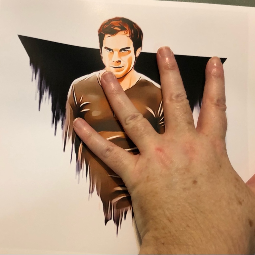 DEXTER HORROR ART PRINT - Picture 2 of 2